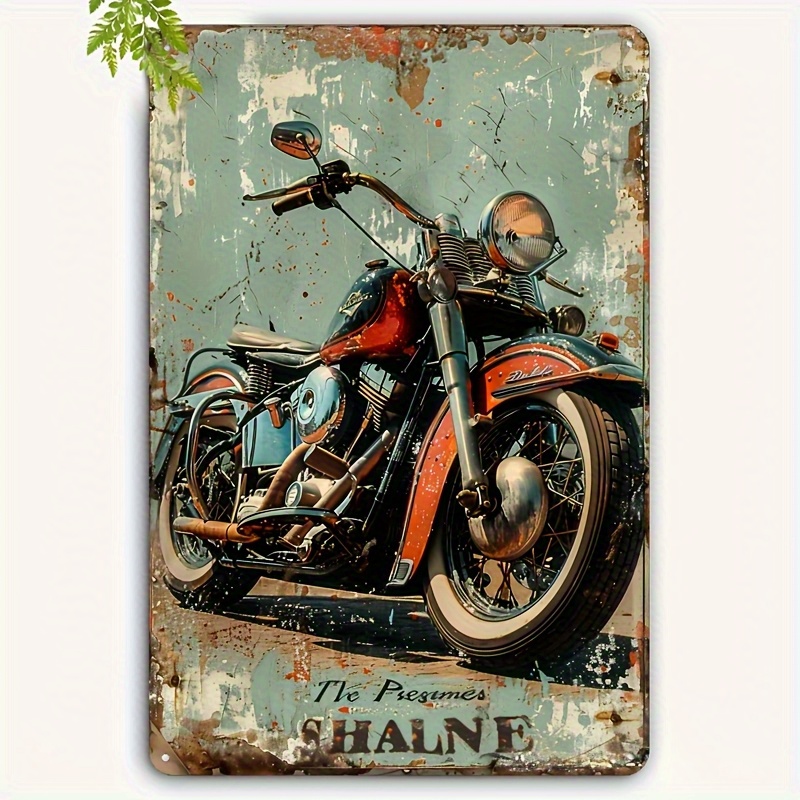 Outdoor Furniture Metal - Davidson Vintage Motorcycle Metal Tin Sign