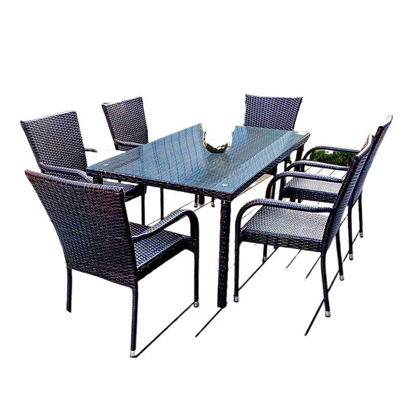 Outdoor rattan tables and chai - Outdoor Furniture Metal review and price