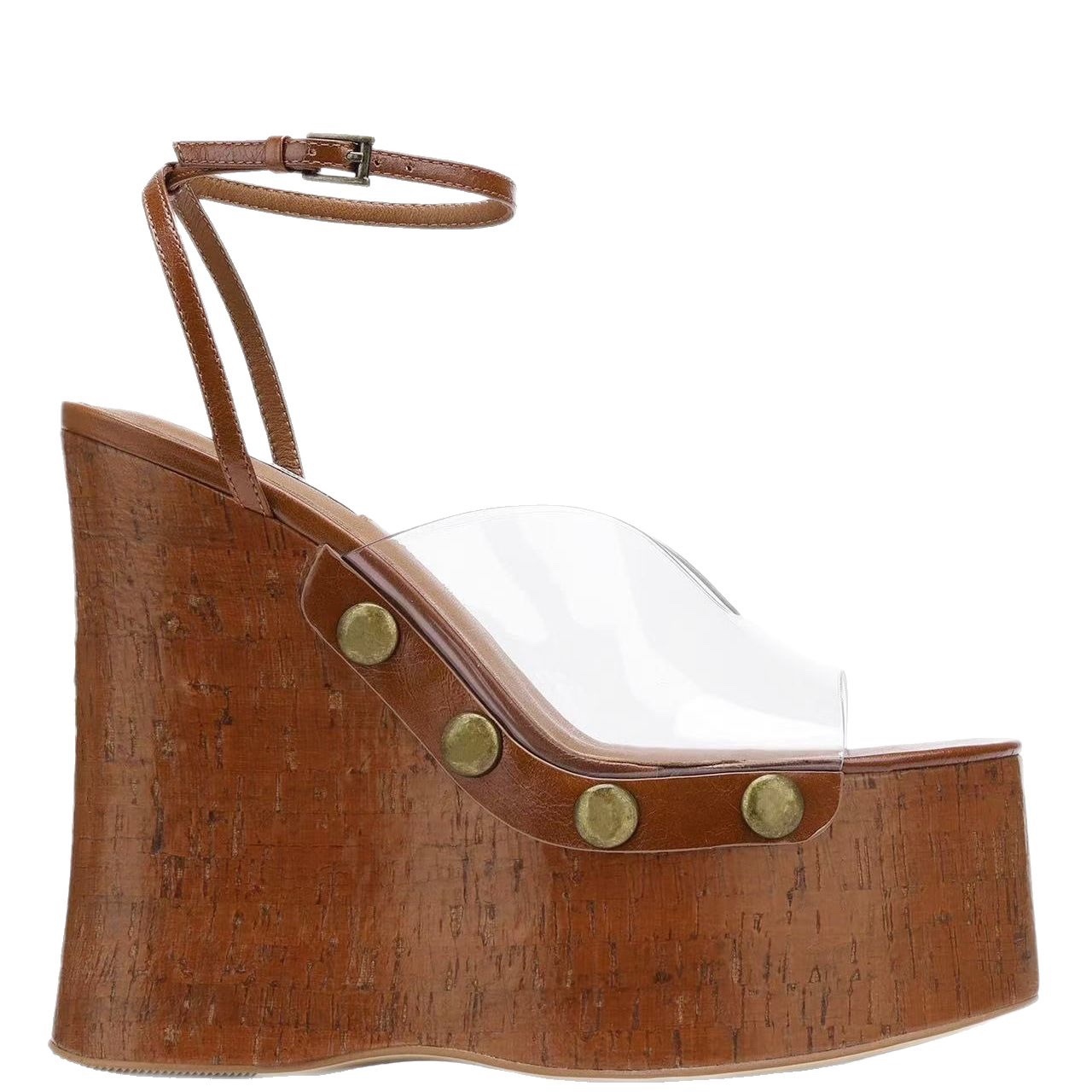High-heeled 14 cm Thick-heeled - Outdoor Furniture Wood review and price
